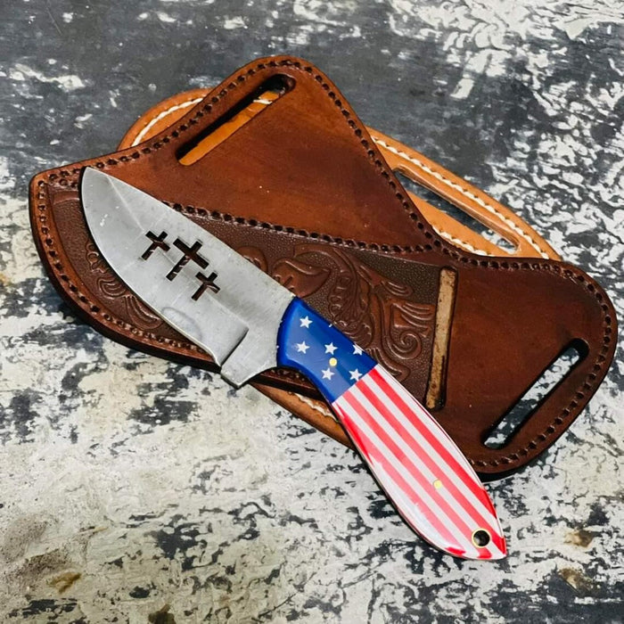 Cowboy Switchblades – Custom Handmade 8-Inch J2 Steel Blade