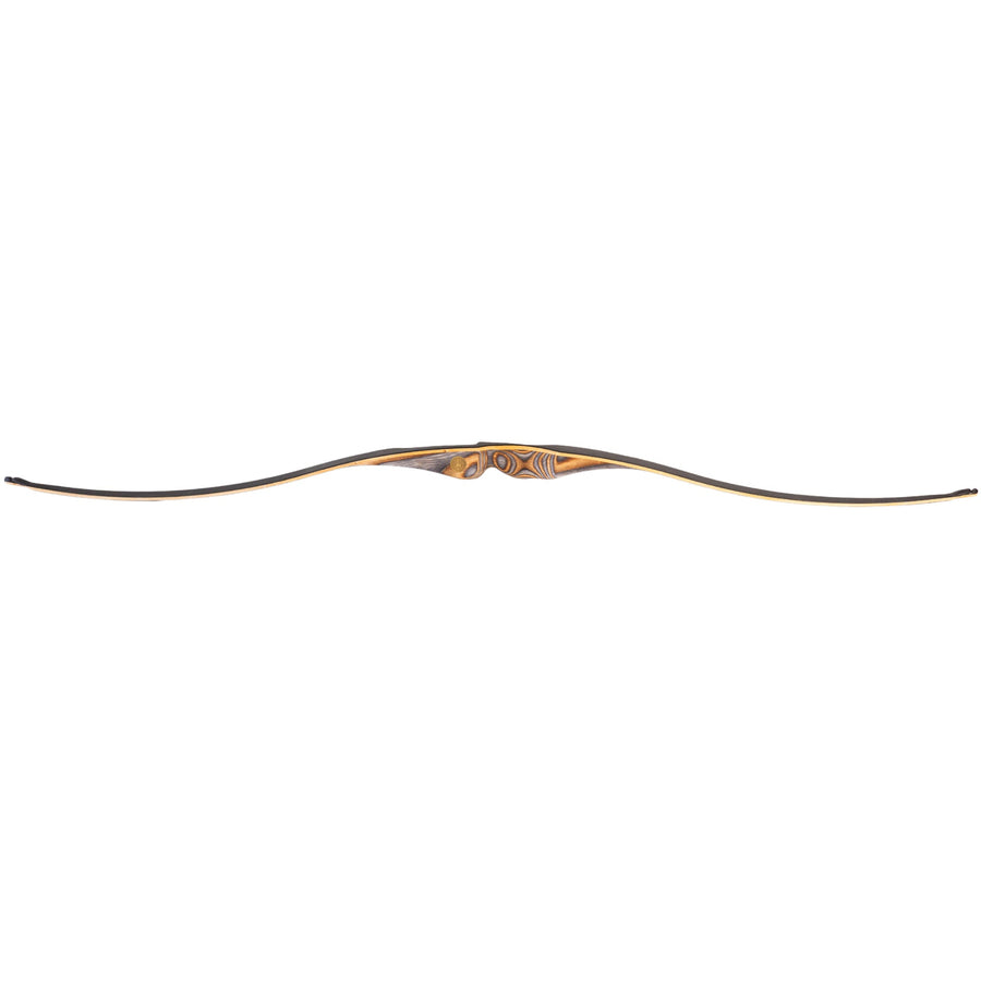 BONES Reflex-Deflex Longbow — full bow laid horizontally