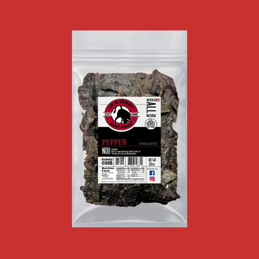 Pepper Beef Jerky – 10 oz – product image 1
