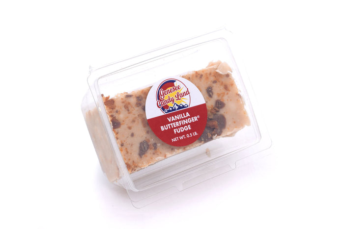 Vanilla Butterfinger Fudge product photograph from Genesee Candy Land