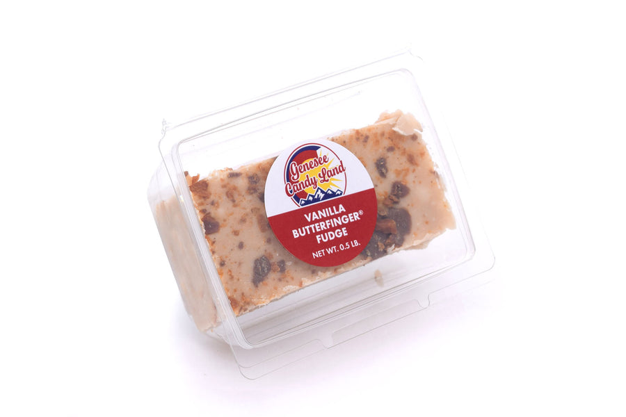 Vanilla Butterfinger Fudge product photograph from Genesee Candy Land
