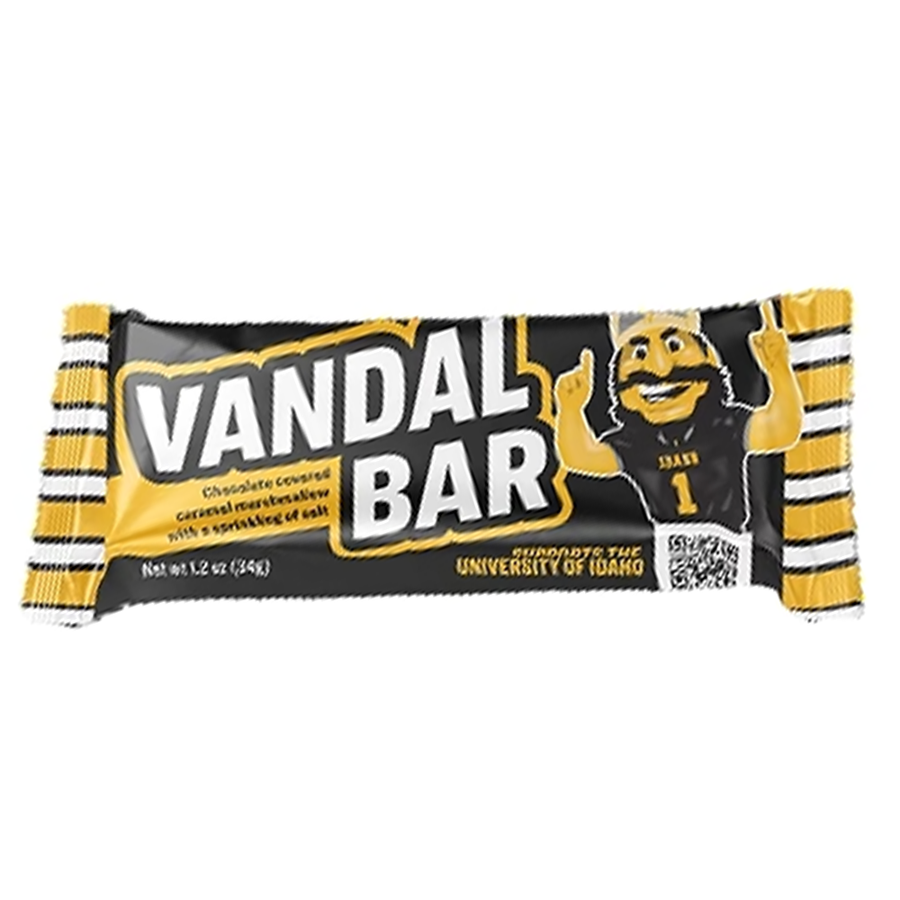 Vandal Milk Chocolate Caramel Marshmallow Bar — individual wrapped bar