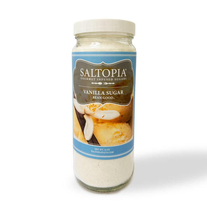 Product photo for Vanilla Bean Sugar – BEAN GOOD 16 oz