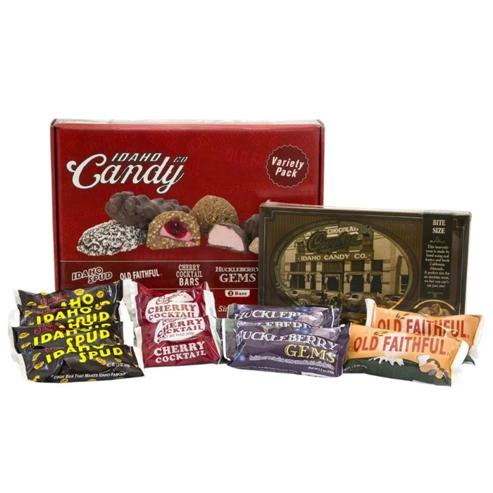 Idaho Sweets Variety Gift Box – Candy Bars & Butter Toffee – candy product image 1
