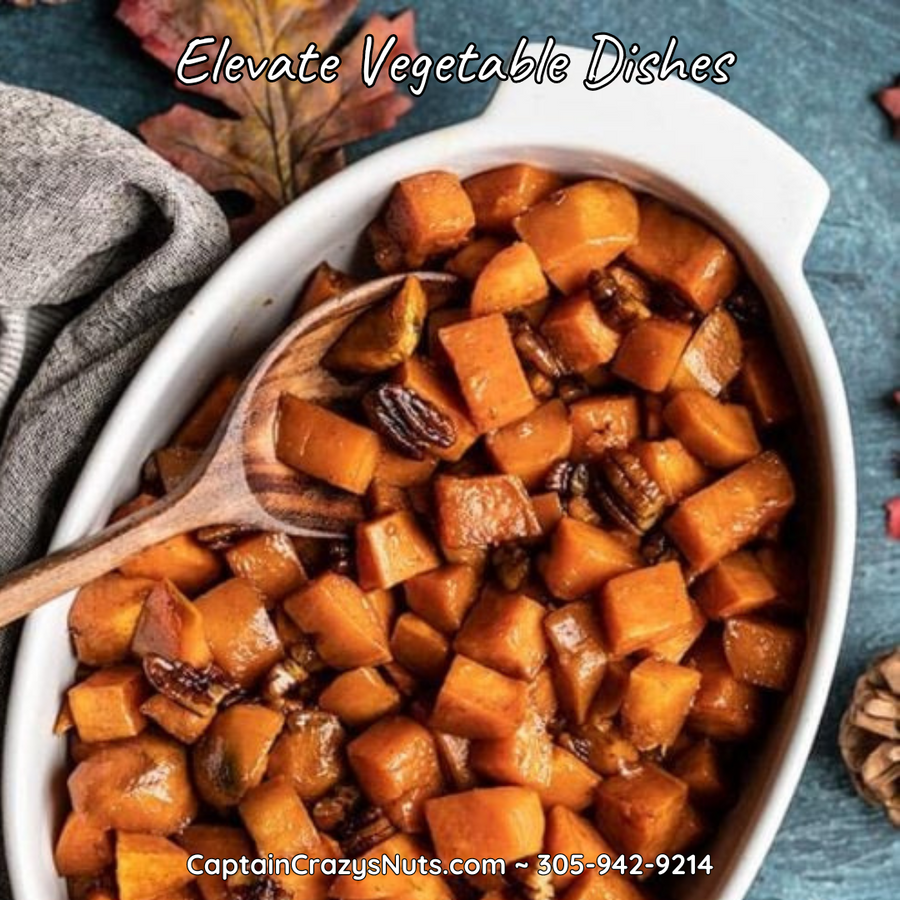 Cinnamon Sugar Roasted Pecans — snack product photograph 7