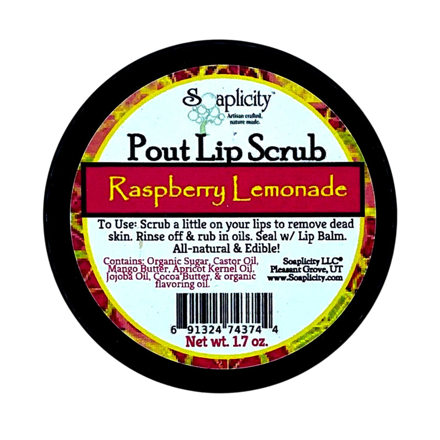 Raspberry Lemonade Pout Lip Scrub – Seasonal – product image 3