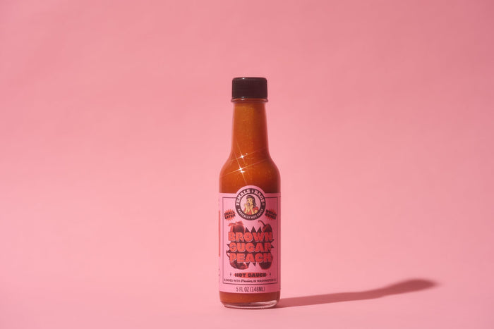 Brown Sugar Peach Hot Sauce — product image