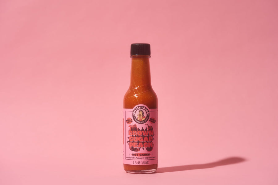 Brown Sugar Peach Hot Sauce — product image
