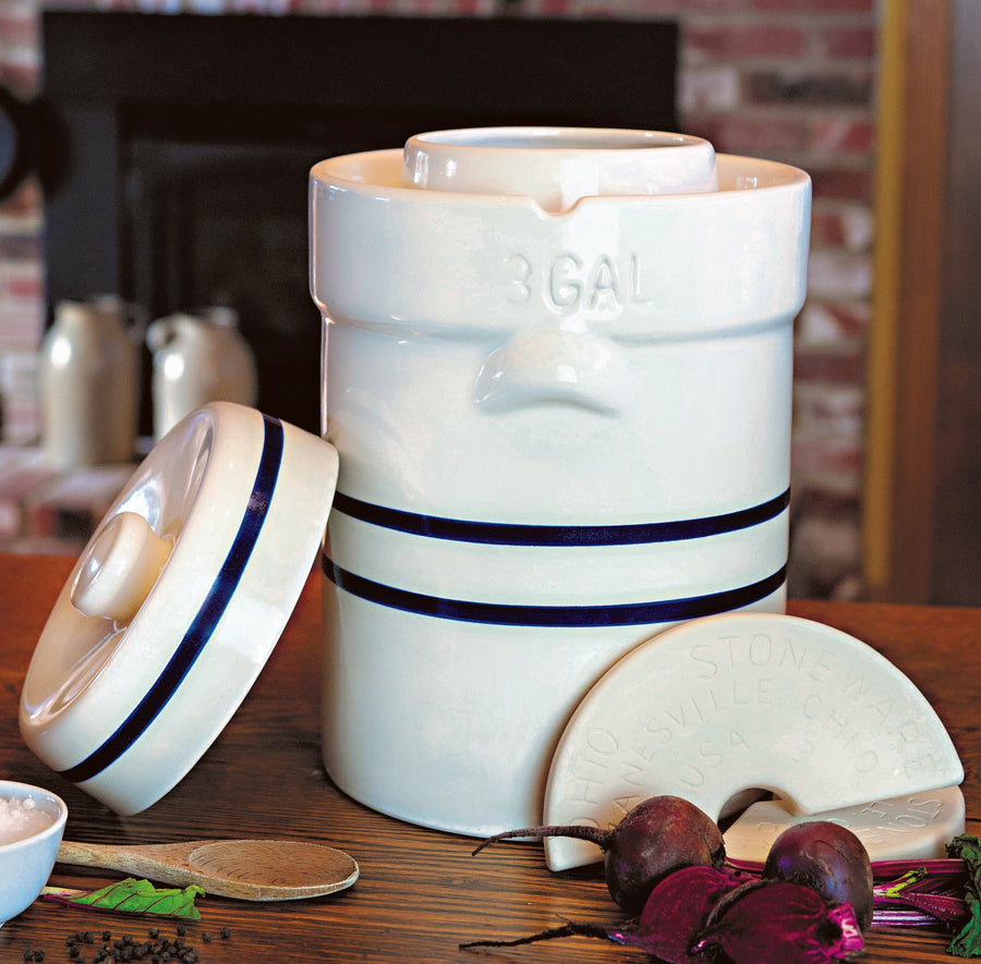 3-Gallon Water-Seal Fermentation Crock - Starter Kit