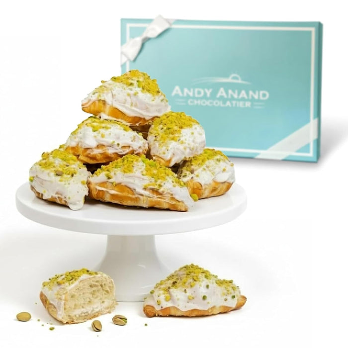 White Chocolate Pistachio Croissant Cake, 10 pc, 2 lb — product image
