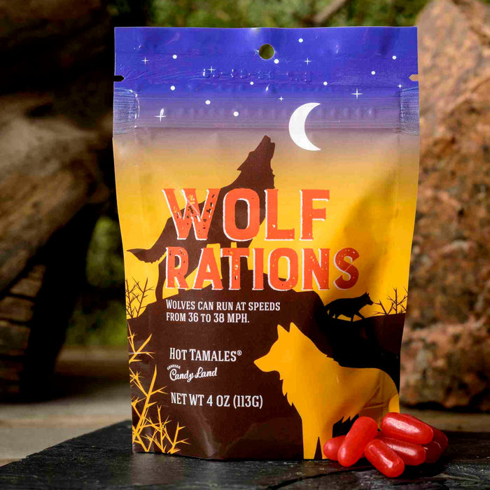 Hot Tamales® Cinnamon Candy – Wolf Rations illustrated candy pouch