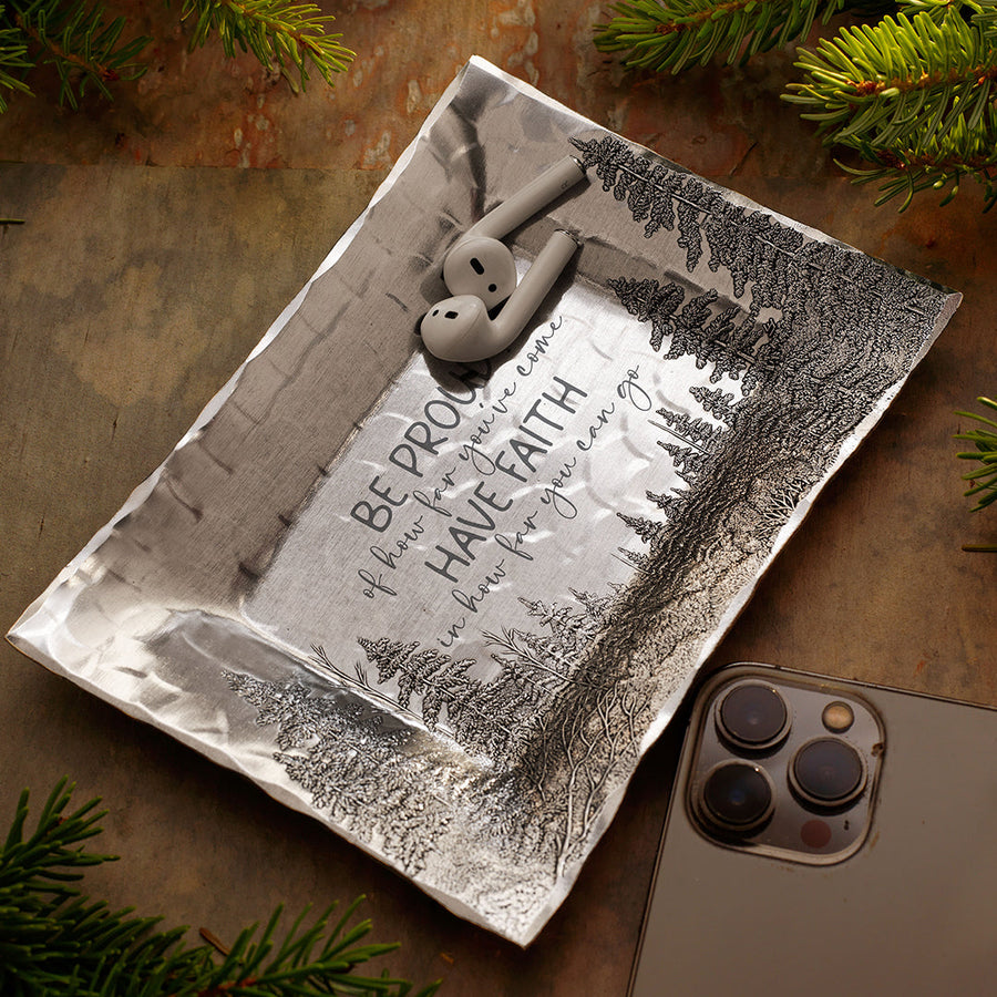 Styled display featuring Expressions Woodland Adventure Tray