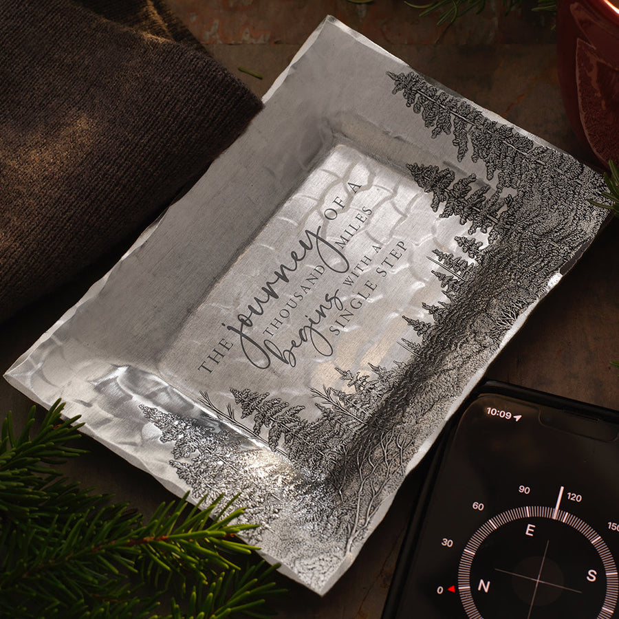 Styled display featuring Expressions Woodland Adventure Tray