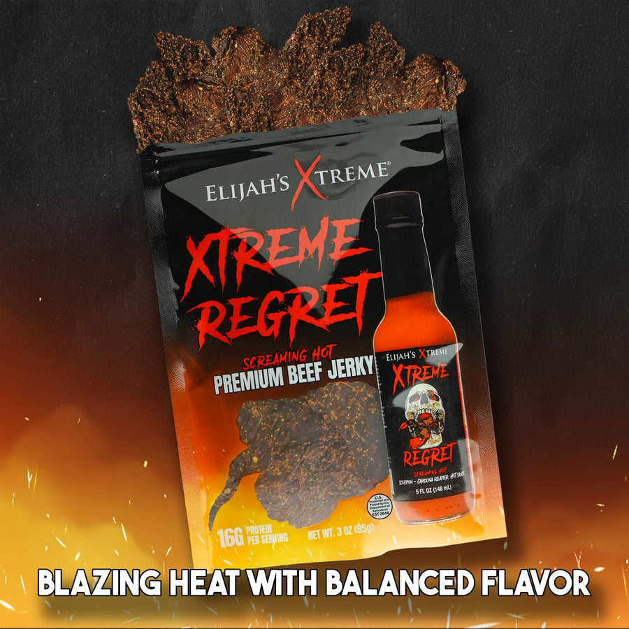 Xtreme Regret Spicy Beef Jerky – 6-Pack (1 lb) — product image