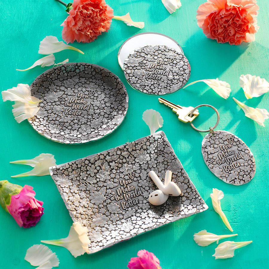 Collection display featuring You Make the World Better Accessory Bowl
