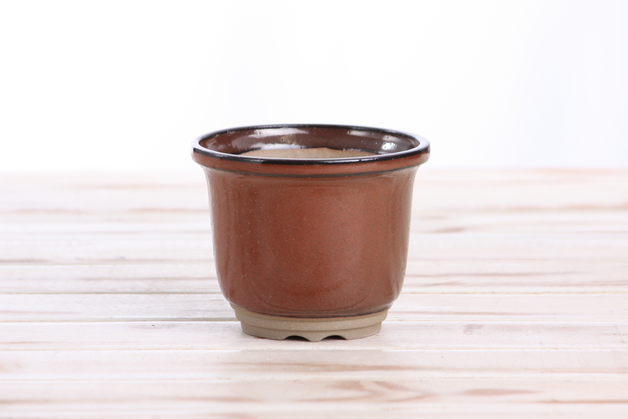 4-Inch Flute Bonsai Pot - Sunset
