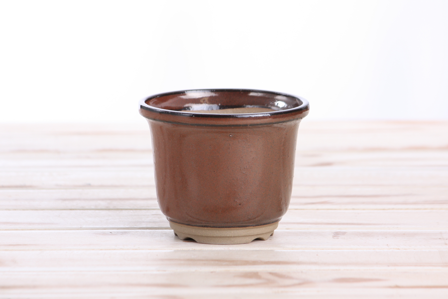 4-Inch Flute Bonsai Pot - Sunset