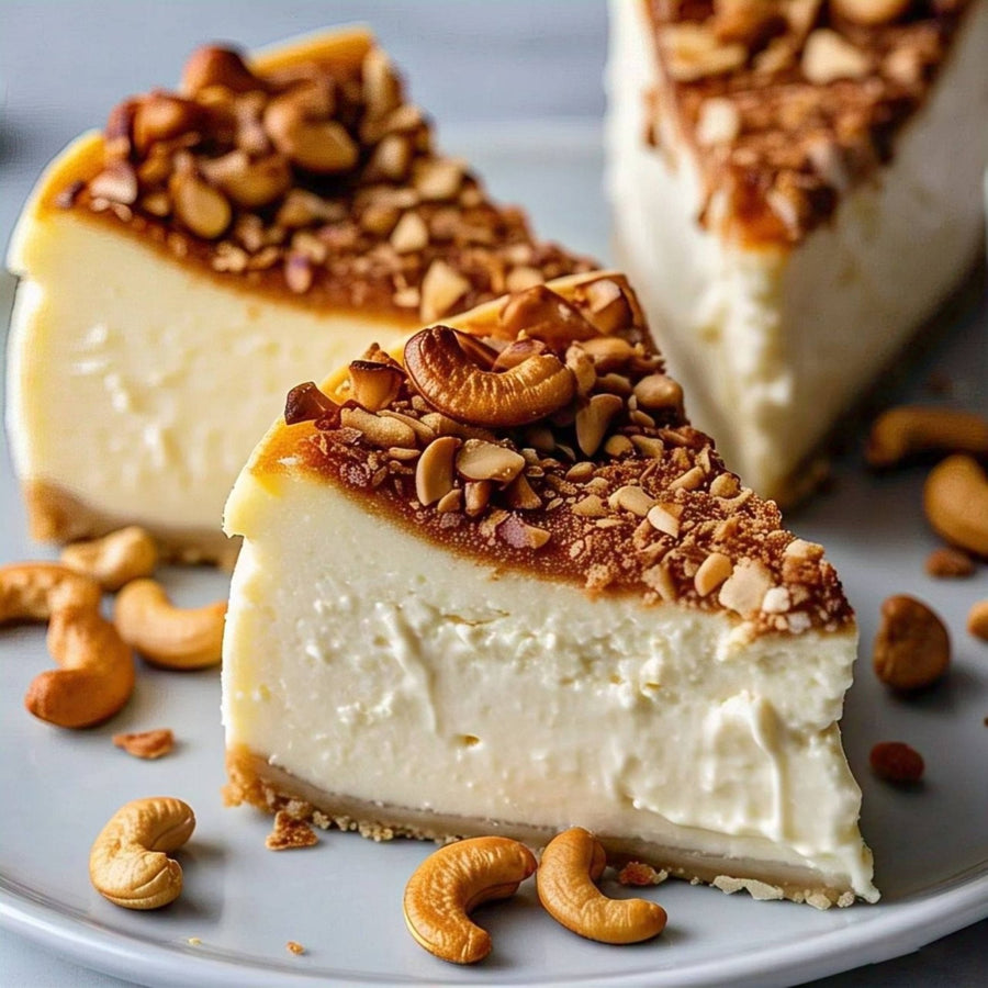 Caramel Cashew Cheesecake, 9-Inch, 2 lb