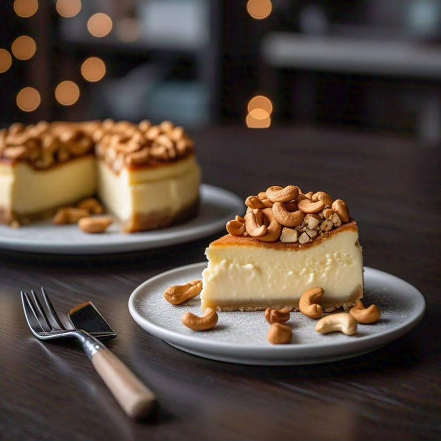Caramel Cashew Cheesecake, 9-Inch, 2 lb