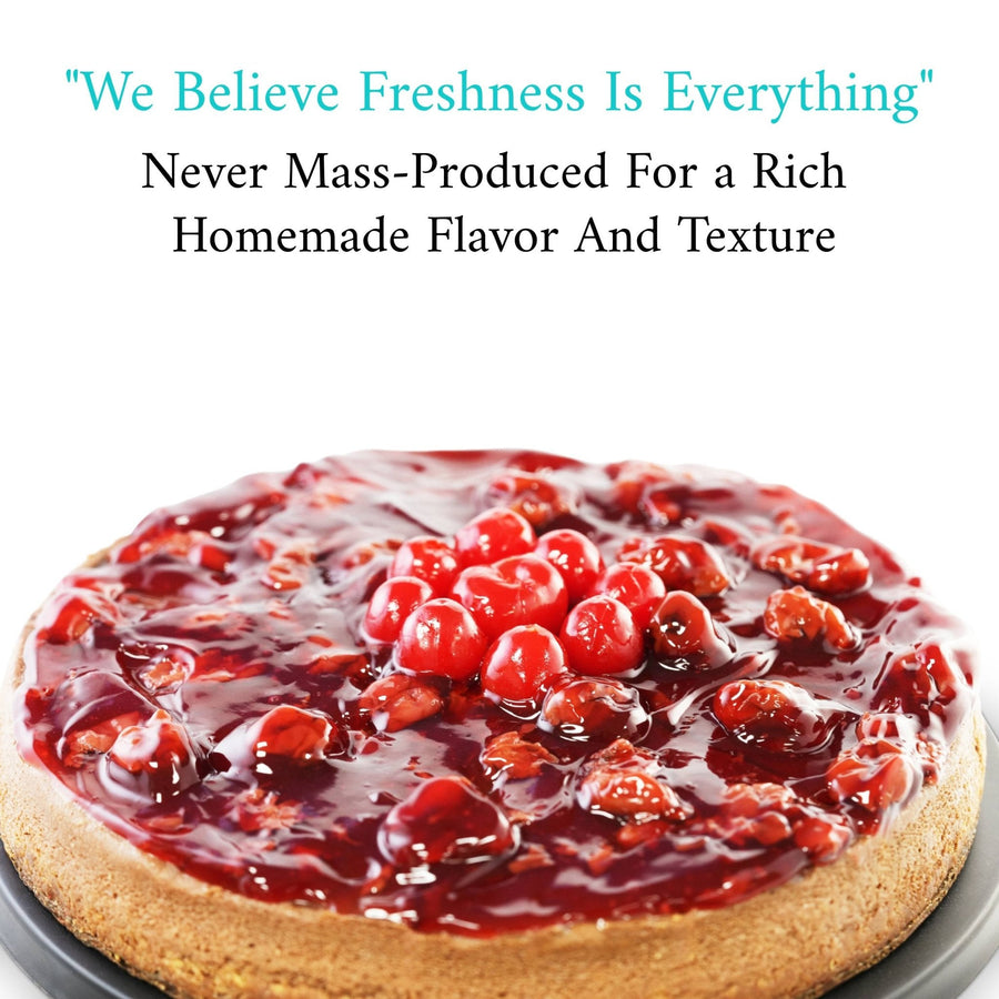 Chocolate Cherry Cheesecake, 9-Inch, 2.8 lb
