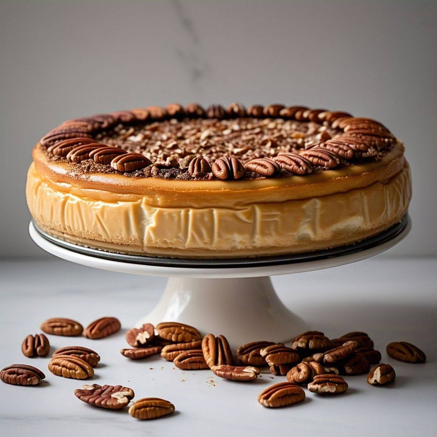 Caramel Pecan Cheesecake, 9-Inch, 2.8 lb