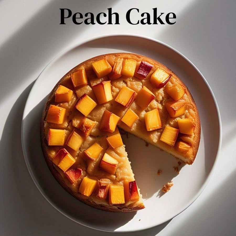 Sugar-Free Peach Cake, 9-Inch, 2 lb