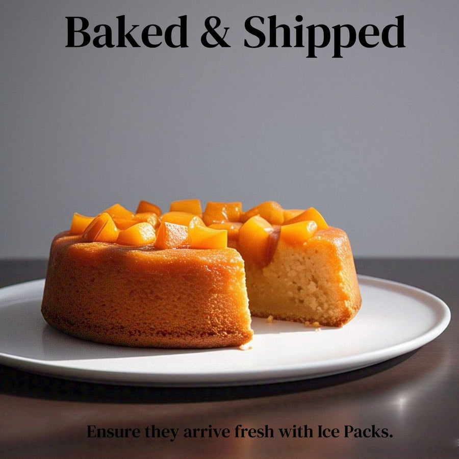 Sugar-Free Peach Cake, 9-Inch, 2 lb