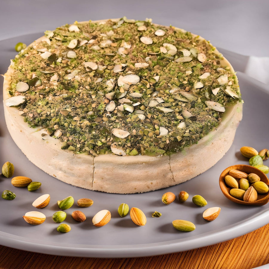 Sugar-Free Pistachio Almond Cheesecake, 9-Inch, 2 lb