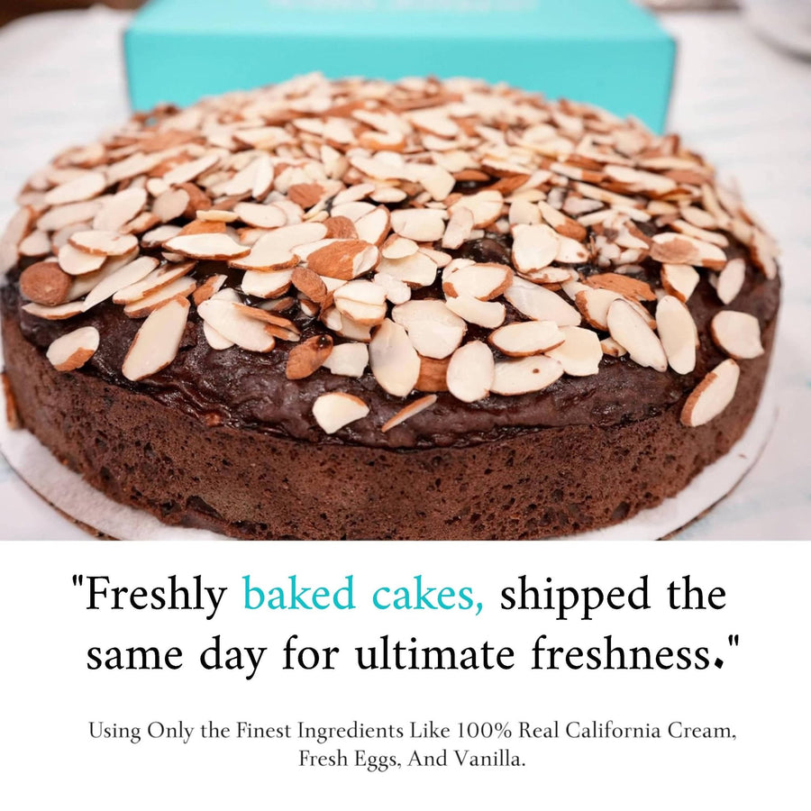 Sugar-Free Chocolate Almond Cake, 9-Inch, 2.5 lb