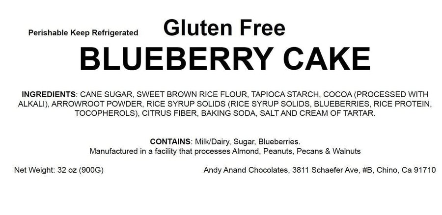 Gluten-Free Blueberry Cake, 9-Inch, 2.8 lb