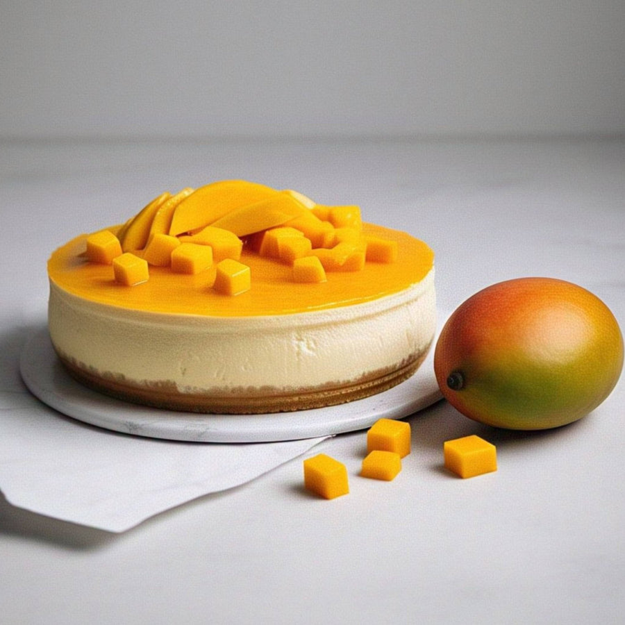 Mango Cheesecake, 9-Inch, 2 lb