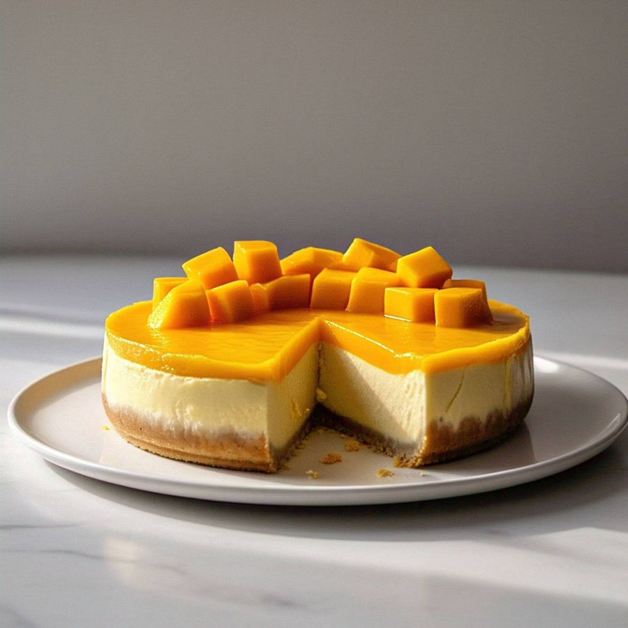 Mango Cheesecake, 9-Inch, 2 lb