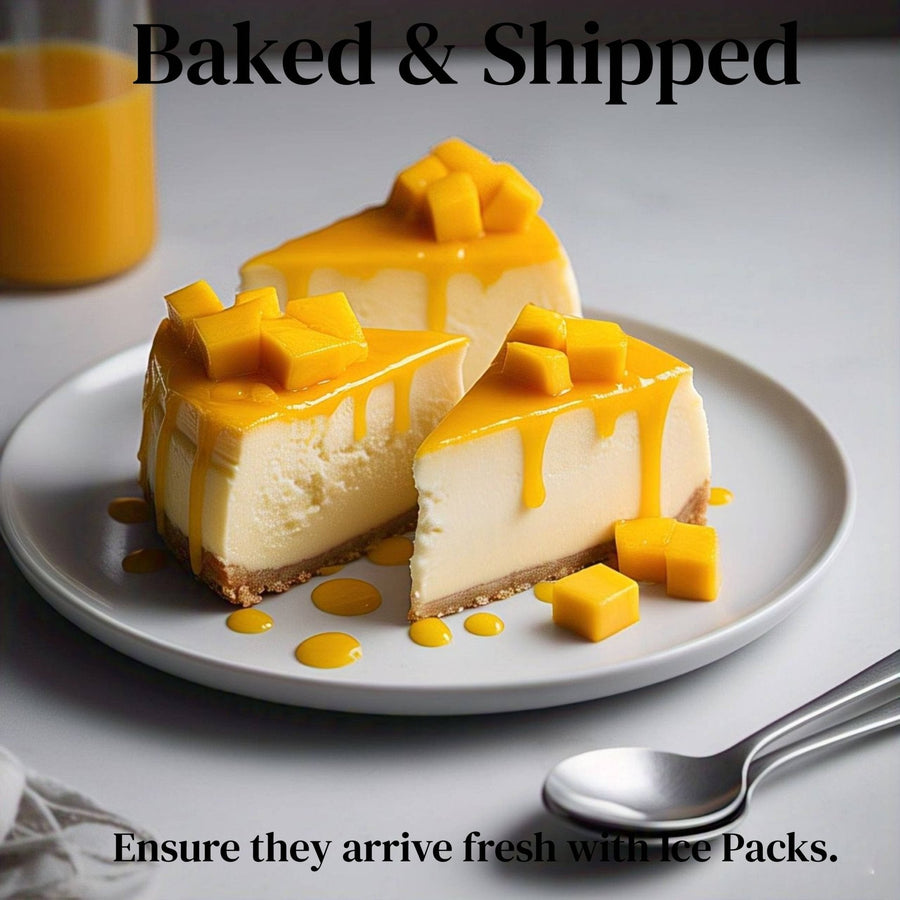 Mango Cheesecake, 9-Inch, 2 lb