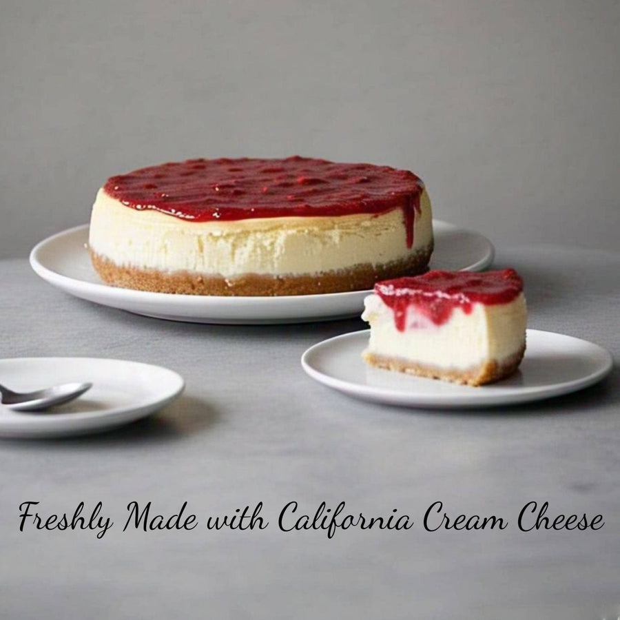 Sugar-Free & Gluten-Free Strawberry Cheesecake, 9-Inch