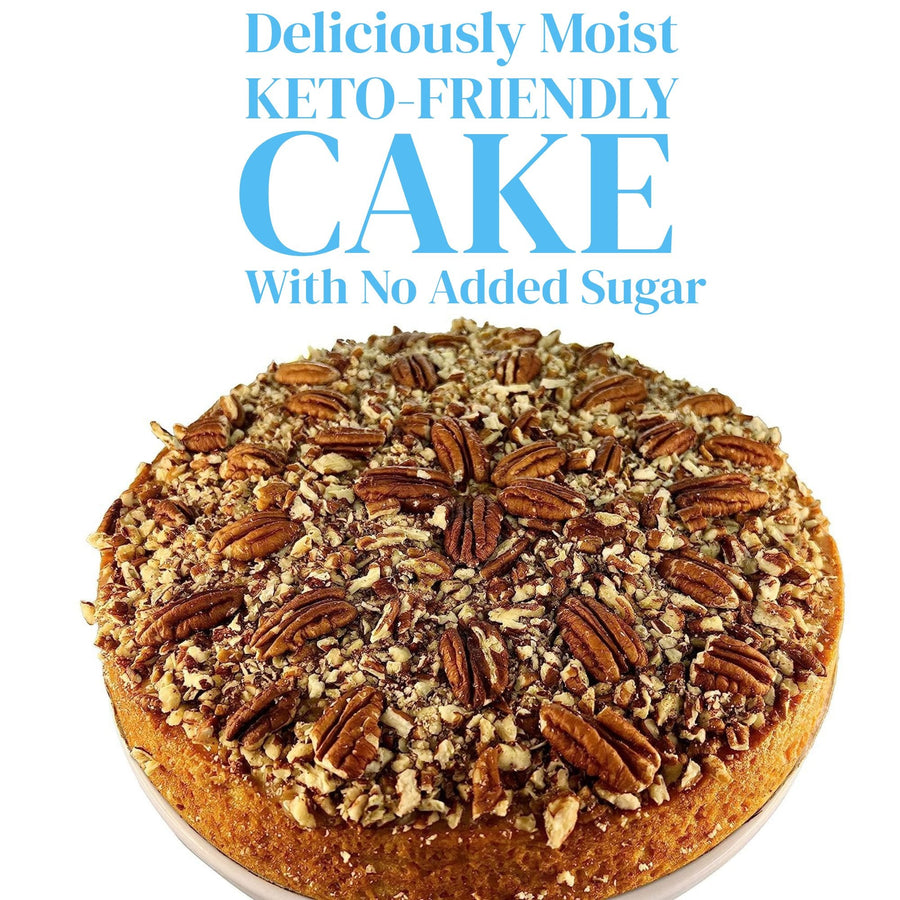 Sugar-Free Gluten-Free Caramel Pecan Cake, 9-Inch, 2.8 lb