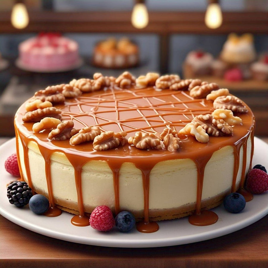 Caramel Walnut Cake, 9-Inch, 2 lb