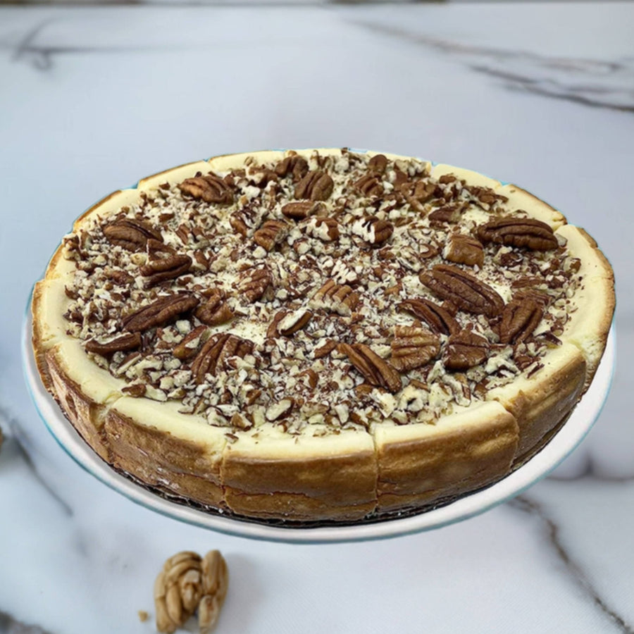 Sugar-Free Caramel Walnut Cheesecake, 9-Inch, 2 lb