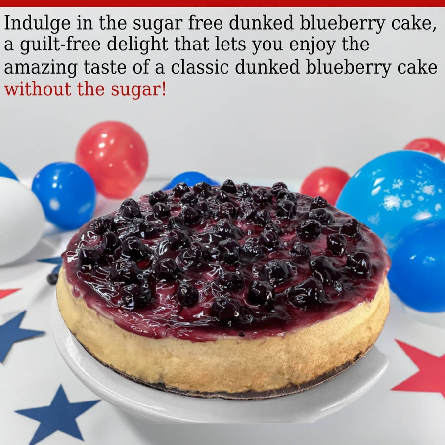 Sugar-Free Dunked Blueberry Cake, 2.5 lb