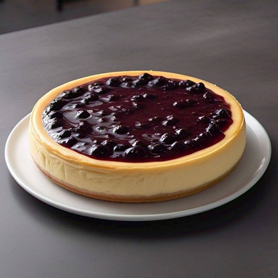 Sugar-Free & Gluten-Free Blueberry Cheesecake, 9-Inch