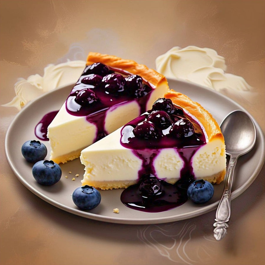Sugar-Free & Gluten-Free Blueberry Cheesecake, 9-Inch