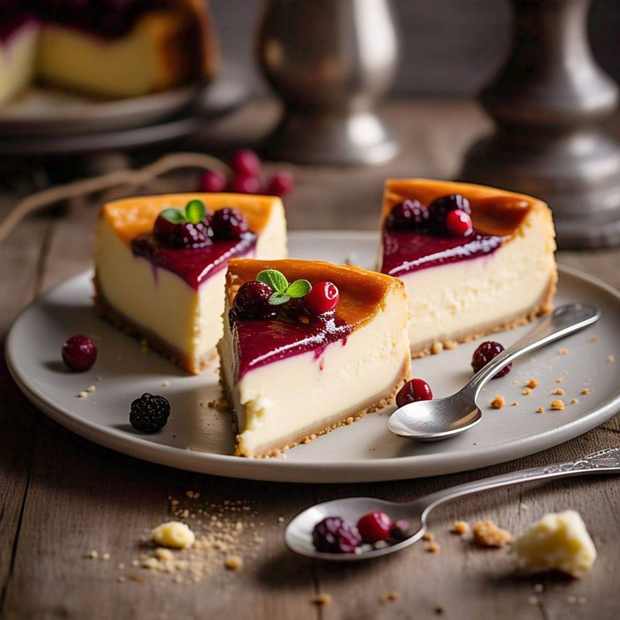 Raspberry White Chocolate Cheesecake, 9-Inch, 2 lb