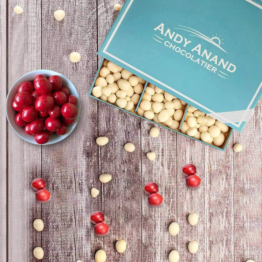 White Chocolate Covered California Cranberries, 1 lb
