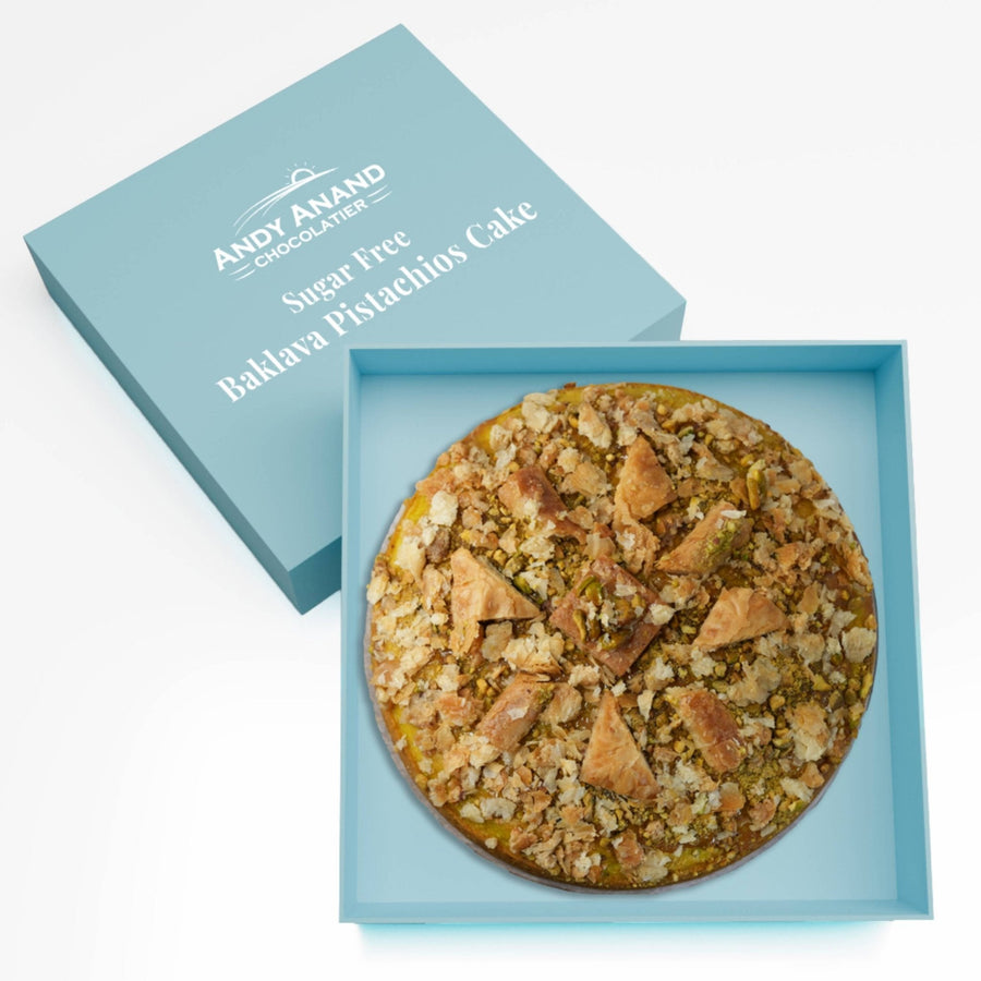 Sugar-Free Baklava Pistachio Cake, 9-Inch, 2.8 lb