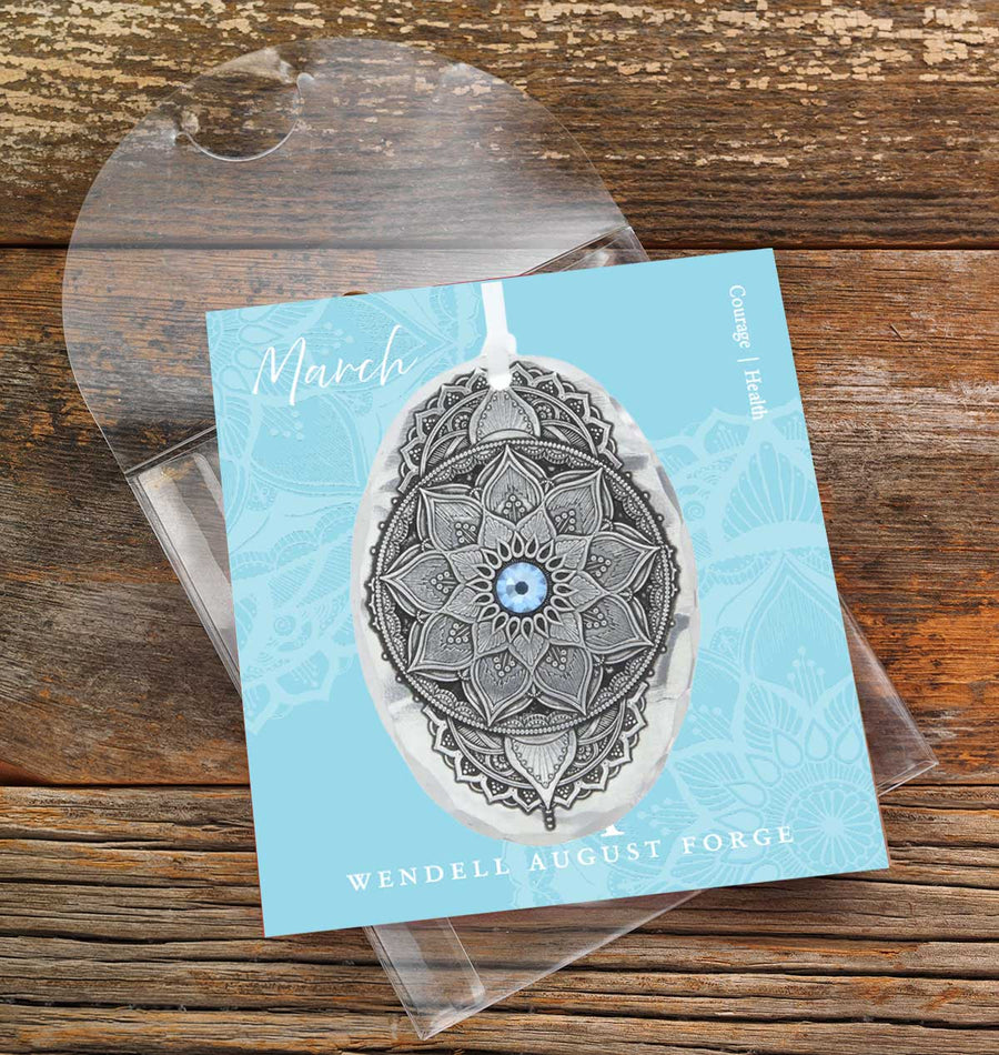 Gift packaging display for Birthstone crystal ornament