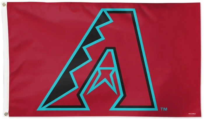 Arizona Diamondbacks 3x5 MLB flag with deluxe red background