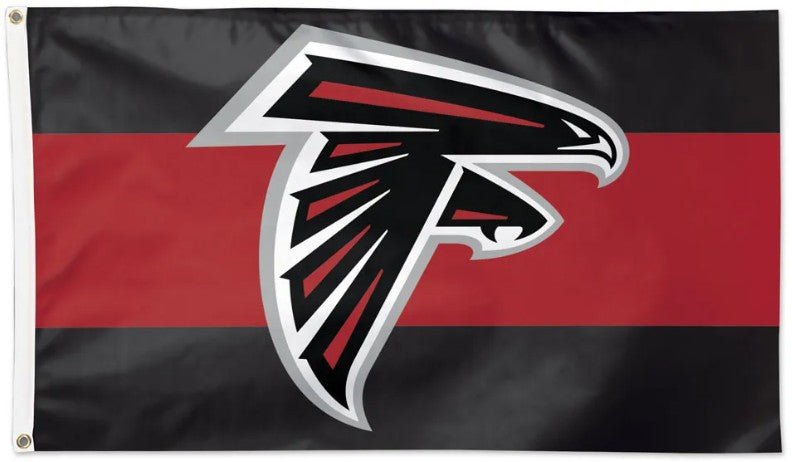 Atlanta Falcons outdoor NFL flag with team graphics, made in USA