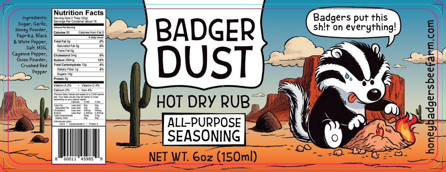 Badger Dust Hot All- Purpose Seasoning – product photo 6