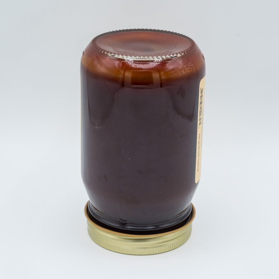 Bacon Bourbon BBQ Sauce package contents and rear view