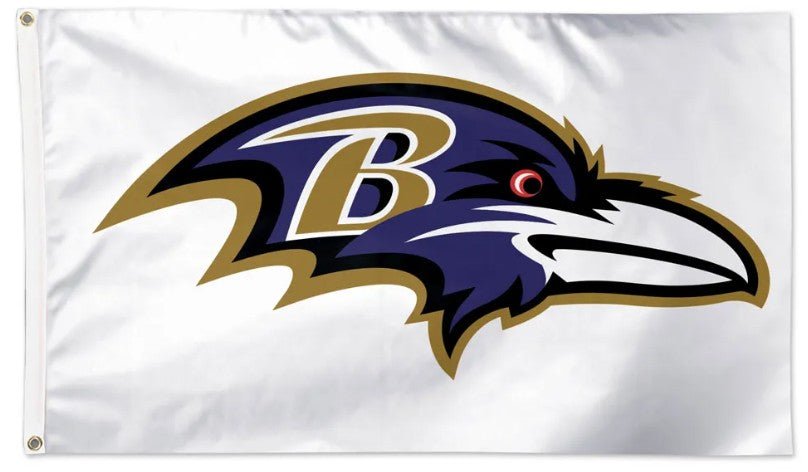 Baltimore Ravens fully licensed NFL fan flag made in USA