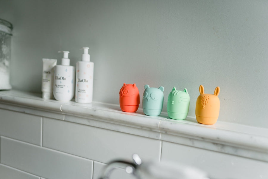 Bannor Bath Buddies: 4 Easy-Clean Silicone Bath Toys